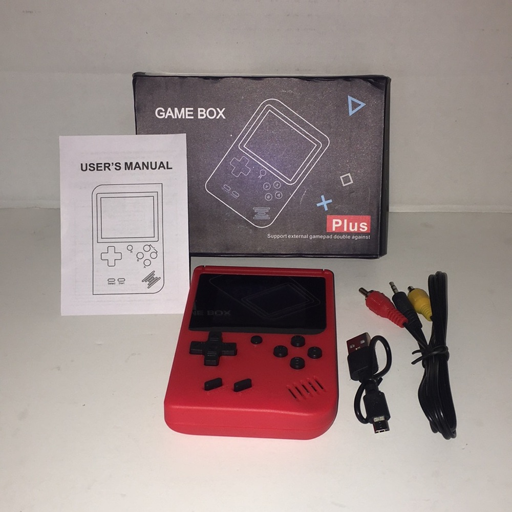 GAME BOX RECHARGABLE HAND HELD GAMING SYSTEM 200 GAMES PRELOADED NEVER USED. NEW